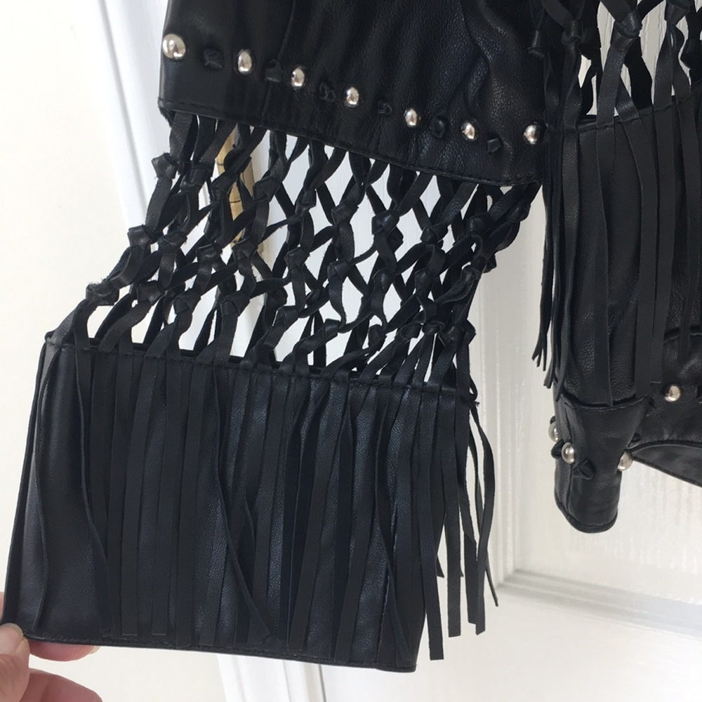 𝅺Pamela McCoy leather jacket - Picture 4 of 8